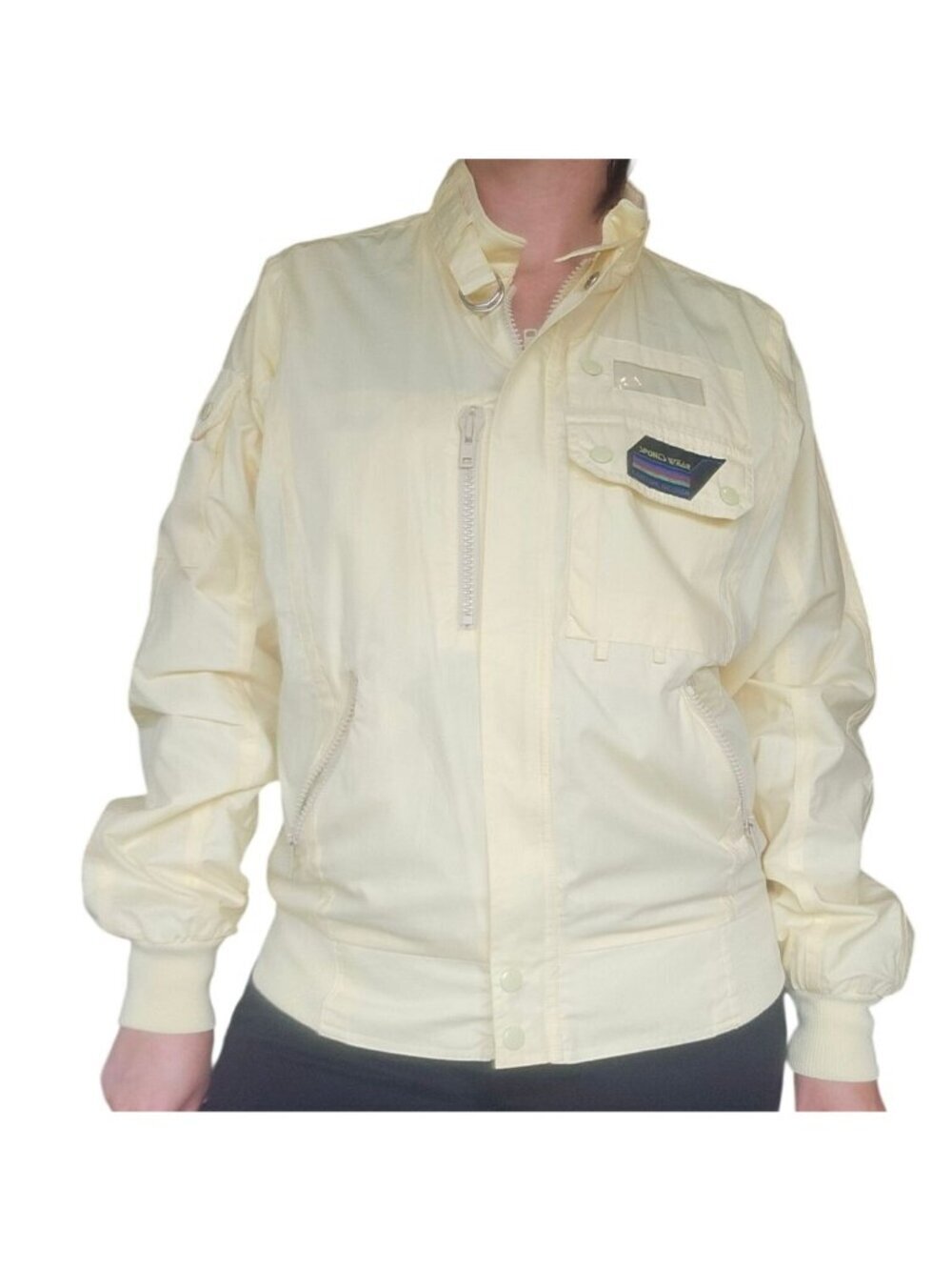 Vintage 80s Lorton Yellow Bomber Windbreaker Jackets Men's Size XL Workwear